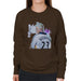 Sidney Maurer Original Portrait Of David Beckham Real Madrid Kit Womens Sweatshirt - Womens Sweatshirt