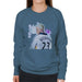 Sidney Maurer Original Portrait Of David Beckham Real Madrid Kit Womens Sweatshirt - Womens Sweatshirt
