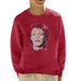 Sidney Maurer Original Portrait Of David Bowie Red Hair Kids Sweatshirt - Kids Boys Sweatshirt