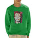 Sidney Maurer Original Portrait Of David Bowie Red Hair Kids Sweatshirt - Kids Boys Sweatshirt