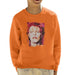 Sidney Maurer Original Portrait Of David Bowie Red Hair Kids Sweatshirt - Kids Boys Sweatshirt