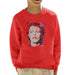 Sidney Maurer Original Portrait Of David Bowie Red Hair Kids Sweatshirt - Kids Boys Sweatshirt