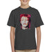 Sidney Maurer Original Portrait Of David Bowie Red Hair Kids T-Shirt - Kids Boys T-Shirt