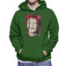 Sidney Maurer Original Portrait Of David Bowie Red Hair Mens Hooded Sweatshirt - Mens Hooded Sweatshirt