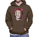 Sidney Maurer Original Portrait Of David Bowie Red Hair Mens Hooded Sweatshirt - Mens Hooded Sweatshirt