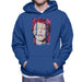 Sidney Maurer Original Portrait Of David Bowie Red Hair Mens Hooded Sweatshirt - Mens Hooded Sweatshirt