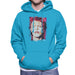 Sidney Maurer Original Portrait Of David Bowie Red Hair Mens Hooded Sweatshirt - Mens Hooded Sweatshirt