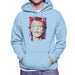 Sidney Maurer Original Portrait Of David Bowie Red Hair Mens Hooded Sweatshirt - Mens Hooded Sweatshirt