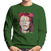 Sidney Maurer Original Portrait Of David Bowie Red Hair Mens Sweatshirt - Mens Sweatshirt