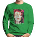 Sidney Maurer Original Portrait Of David Bowie Red Hair Mens Sweatshirt - Mens Sweatshirt