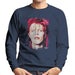 Sidney Maurer Original Portrait Of David Bowie Red Hair Mens Sweatshirt - Mens Sweatshirt