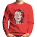 Sidney Maurer Original Portrait Of David Bowie Red Hair Mens Sweatshirt - Mens Sweatshirt