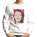Sidney Maurer Original Portrait Of David Bowie Red Hair Mens Sweatshirt - Mens Sweatshirt