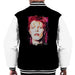 Sidney Maurer Original Portrait Of David Bowie Red Hair Mens Varsity Jacket - Mens Varsity Jacket
