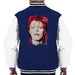 Sidney Maurer Original Portrait Of David Bowie Red Hair Mens Varsity Jacket - Mens Varsity Jacket