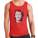 Sidney Maurer Original Portrait Of David Bowie Red Hair Mens Vest - Mens Vest