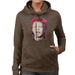 Sidney Maurer Original Portrait Of David Bowie Red Hair Womens Hooded Sweatshirt - Womens Hooded Sweatshirt