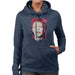 Sidney Maurer Original Portrait Of David Bowie Red Hair Womens Hooded Sweatshirt - Womens Hooded Sweatshirt