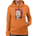 Sidney Maurer Original Portrait Of David Bowie Red Hair Womens Hooded Sweatshirt - Womens Hooded Sweatshirt