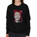 Sidney Maurer Original Portrait Of David Bowie Red Hair Womens Sweatshirt - Womens Sweatshirt