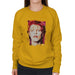Sidney Maurer Original Portrait Of David Bowie Red Hair Womens Sweatshirt - Womens Sweatshirt