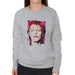 Sidney Maurer Original Portrait Of David Bowie Red Hair Womens Sweatshirt - Womens Sweatshirt