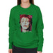 Sidney Maurer Original Portrait Of David Bowie Red Hair Womens Sweatshirt - Womens Sweatshirt