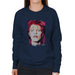 Sidney Maurer Original Portrait Of David Bowie Red Hair Womens Sweatshirt - Womens Sweatshirt