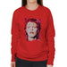Sidney Maurer Original Portrait Of David Bowie Red Hair Womens Sweatshirt - Womens Sweatshirt