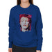 Sidney Maurer Original Portrait Of David Bowie Red Hair Womens Sweatshirt - Womens Sweatshirt