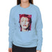 Sidney Maurer Original Portrait Of David Bowie Red Hair Womens Sweatshirt - Womens Sweatshirt