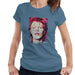 Sidney Maurer Original Portrait Of David Bowie Red Hair Womens T-Shirt - Womens T-Shirt