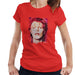Sidney Maurer Original Portrait Of David Bowie Red Hair Womens T-Shirt - Womens T-Shirt