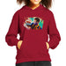 Sidney Maurer Original Portrait Of Neymar Barcelona Kids Hooded Sweatshirt - Kids Boys Hooded Sweatshirt