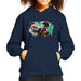 Sidney Maurer Original Portrait Of Neymar Barcelona Kids Hooded Sweatshirt - Kids Boys Hooded Sweatshirt