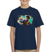 Sidney Maurer Original Portrait Of Neymar Barcelona Kids T-Shirt - Kids Boys T-Shirt