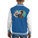 Sidney Maurer Original Portrait Of Neymar Barcelona Kids Varsity Jacket - X-Small (3-4 yrs) / Royal/White - Kids Boys Varsity Jacket