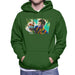 Sidney Maurer Original Portrait Of Neymar Barcelona Mens Hooded Sweatshirt - Mens Hooded Sweatshirt