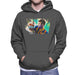 Sidney Maurer Original Portrait Of Neymar Barcelona Mens Hooded Sweatshirt - Mens Hooded Sweatshirt