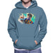 Sidney Maurer Original Portrait Of Neymar Barcelona Mens Hooded Sweatshirt - Mens Hooded Sweatshirt
