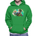 Sidney Maurer Original Portrait Of Neymar Barcelona Mens Hooded Sweatshirt - Mens Hooded Sweatshirt