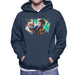 Sidney Maurer Original Portrait Of Neymar Barcelona Mens Hooded Sweatshirt - Mens Hooded Sweatshirt