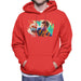 Sidney Maurer Original Portrait Of Neymar Barcelona Mens Hooded Sweatshirt - Mens Hooded Sweatshirt
