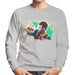 Sidney Maurer Original Portrait Of Neymar Barcelona Mens Sweatshirt - Mens Sweatshirt