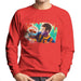 Sidney Maurer Original Portrait Of Neymar Barcelona Mens Sweatshirt - Mens Sweatshirt