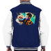 Sidney Maurer Original Portrait Of Neymar Barcelona Mens Varsity Jacket - Mens Varsity Jacket