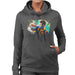 Sidney Maurer Original Portrait Of Neymar Barcelona Womens Hooded Sweatshirt - Womens Hooded Sweatshirt