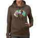 Sidney Maurer Original Portrait Of Neymar Barcelona Womens Hooded Sweatshirt - Womens Hooded Sweatshirt