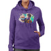 Sidney Maurer Original Portrait Of Neymar Barcelona Womens Hooded Sweatshirt - Womens Hooded Sweatshirt