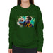 Sidney Maurer Original Portrait Of Neymar Barcelona Womens Sweatshirt - Womens Sweatshirt